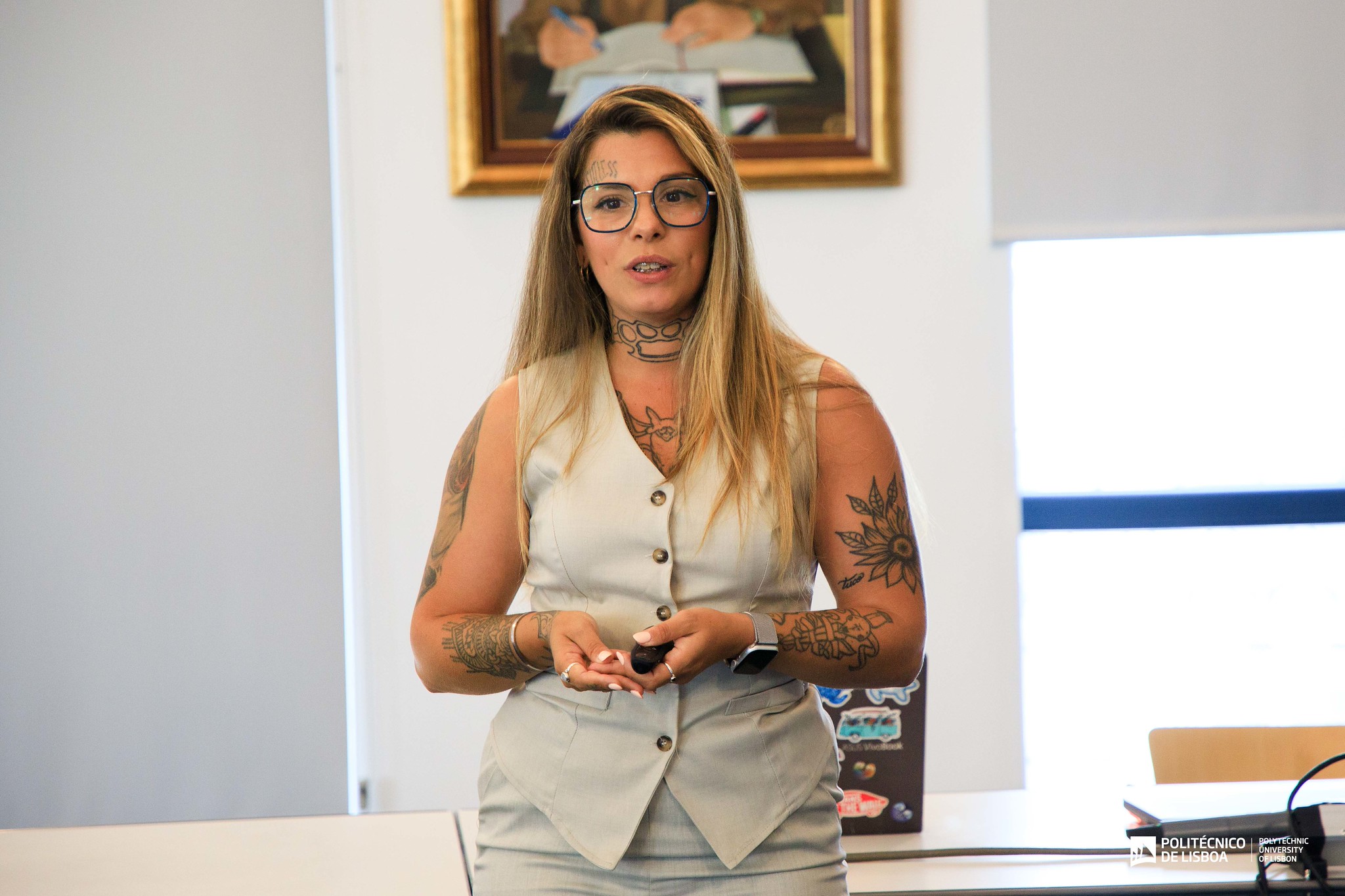 Estudante em Publicidade e Marketing da ESCS, Catarina Russo - Fotografia da autoria do GCI-IPL