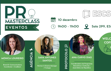 Cartaz PR Masterclass Eventos