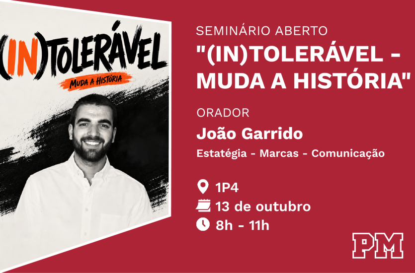 Seminário aberto - Intolerável muda a história