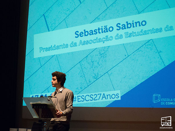 Sebastião Sabino, Presidente da AE ESCS.